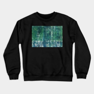 Collagraph Print Crewneck Sweatshirt